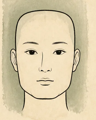 가로 폭이 넓고 네모에 가까운 윤곽을 강조한 토형 생성 개념도